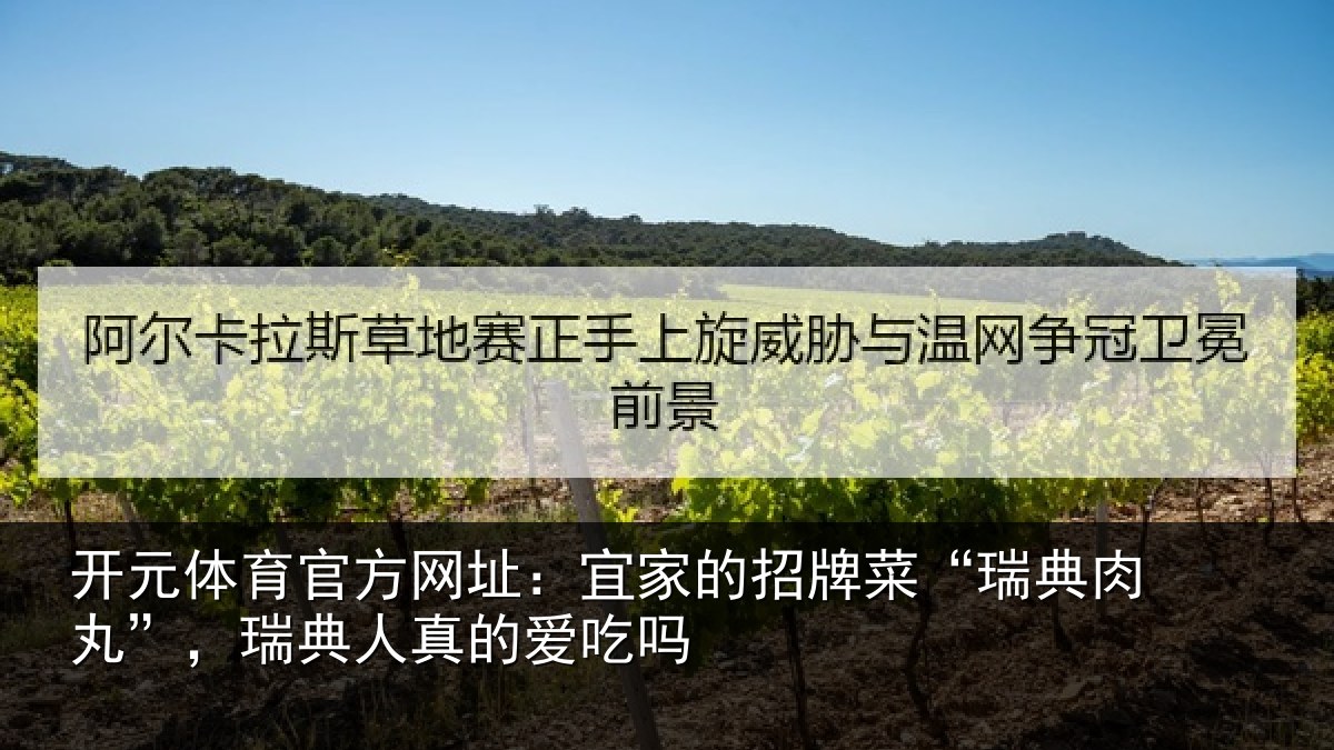 开元体育官方网址：宜家的招牌菜“瑞典肉丸”，瑞典人真的爱吃吗